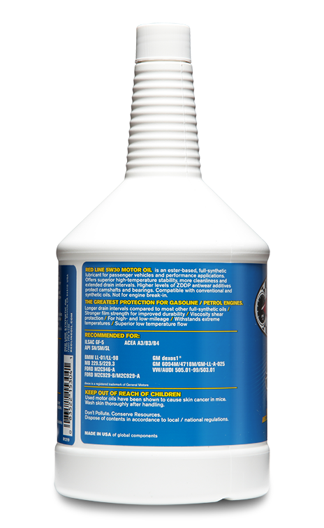 Red Line 5W30 Motor Oil - Quart