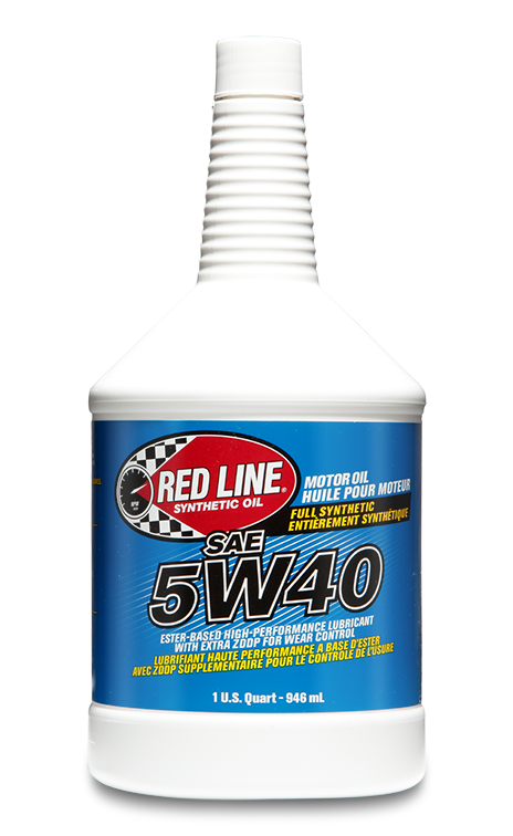 Red Line 5W40 Motor Oil - quart