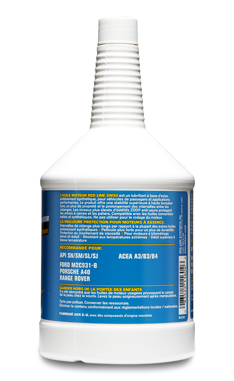Red Line 5W50 Motor Oil - quart
