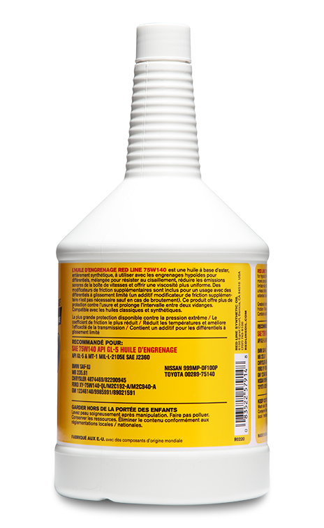 Red Line 75W140 GL-5 Gear Oil - quart