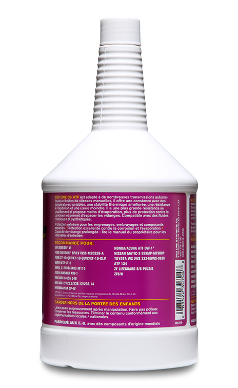 Red Line D6 ATF - quart